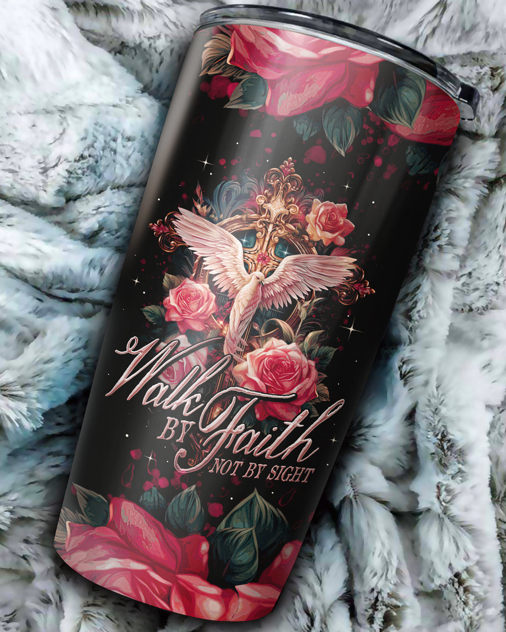 Walk By Faith Not By Sight Tumbler Ty0207233, easychoo.com