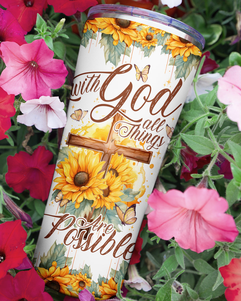 With God All Things Are Possible Tumbler - Tytd2606231, easychoo.com