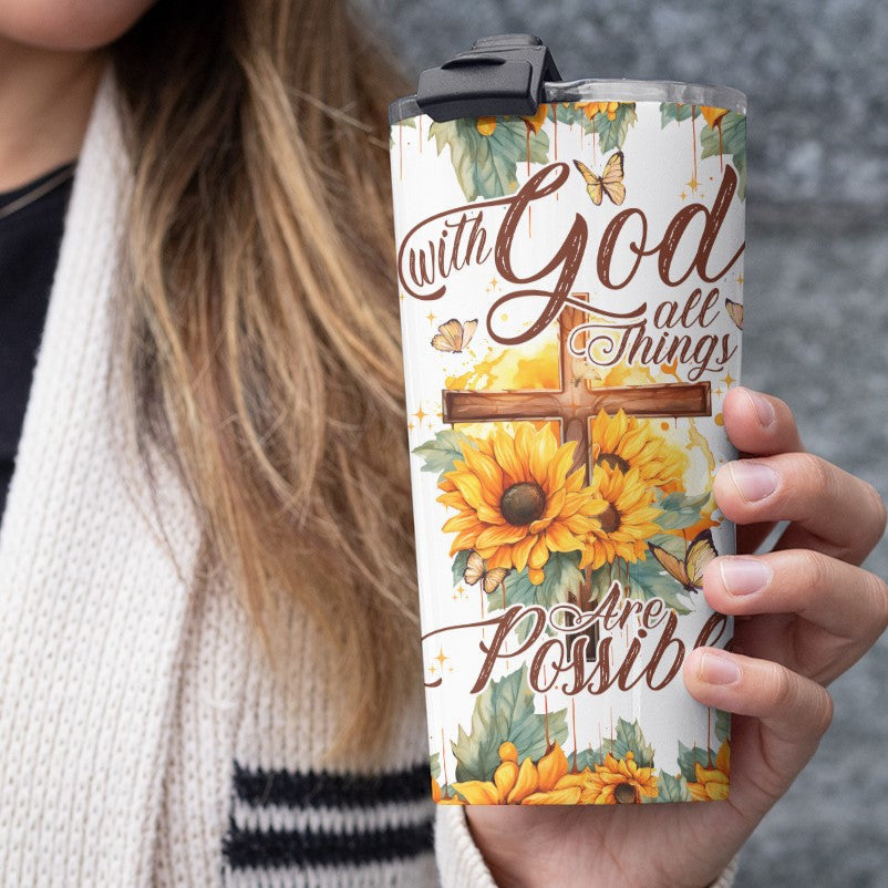 With God All Things Are Possible Tumbler - Tytd2606231, easychoo.com
