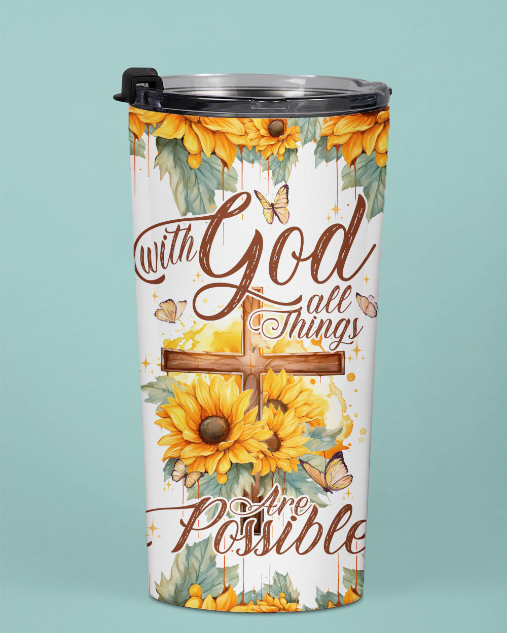 With God All Things Are Possible Tumbler - Tytd2606231, easychoo.com