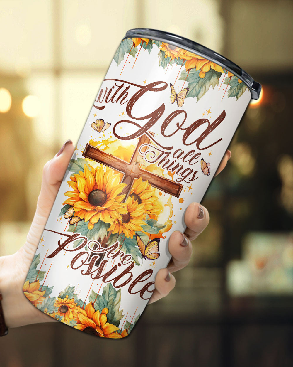 With God All Things Are Possible Tumbler - Tytd2606231, easychoo.com