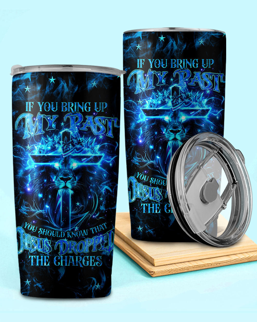 Jesus Dropped The Charges Lion Tumbler - Tlnz2006244, easychoo.com