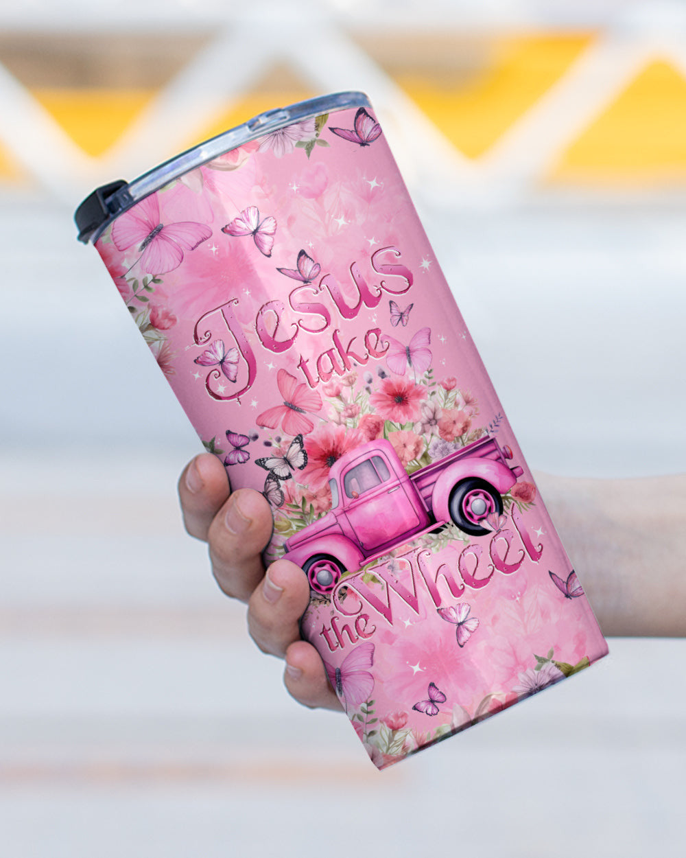 Jesus Take The Wheel Tumbler - Tytd040124, easychoo.com