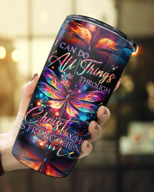 I Can Do All Things Dragonflies Tumbler - Tytd2706232, easychoo.com