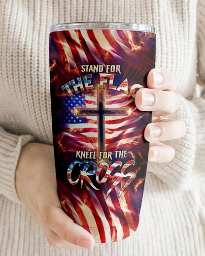 Stand For The Flag Kneel For The Cross Tumbler - Tlno0308232, easychoo.com
