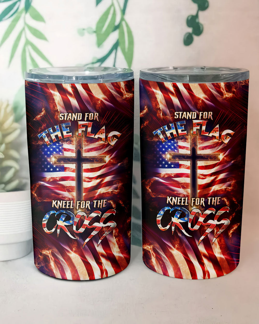Stand For The Flag Kneel For The Cross Tumbler - Tlno0308232, easychoo.com