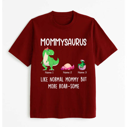 Personalized Family- Mommysaurus Like Normal Mommy But More Roar-Some Tshirt, easychoo.com