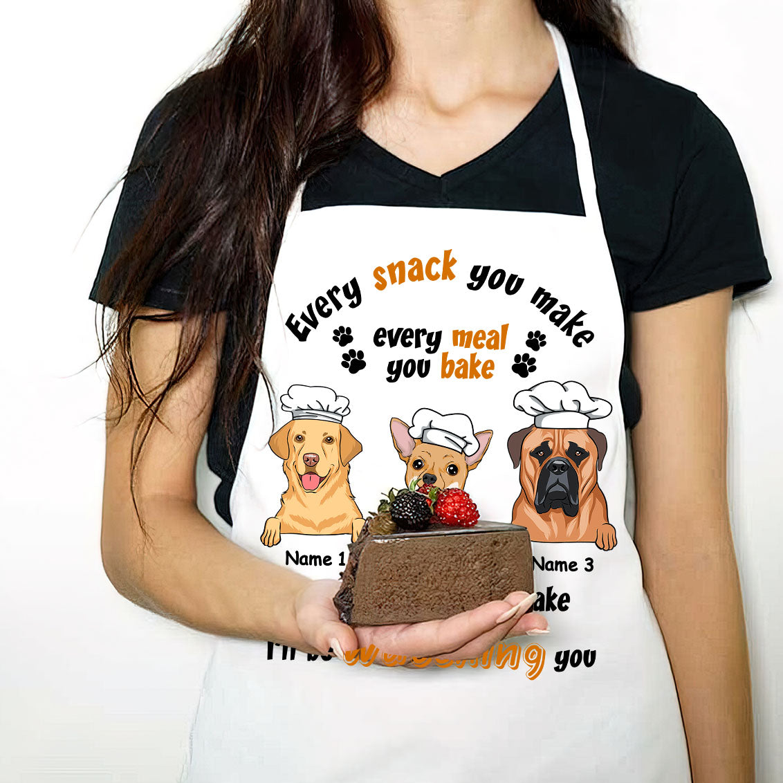 Personalized custom Dog - Apron, easychoo.com