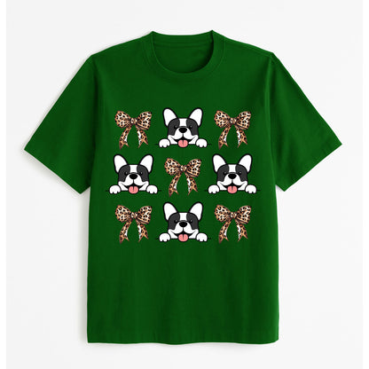 Custom Pet Tie Bow 2D Tee Shirt, easychoo.com