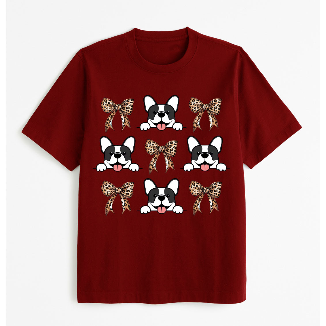 Custom Pet Tie Bow 2D Tee Shirt, easychoo.com