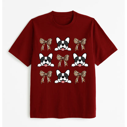 Custom Pet Tie Bow 2D Tee Shirt, easychoo.com
