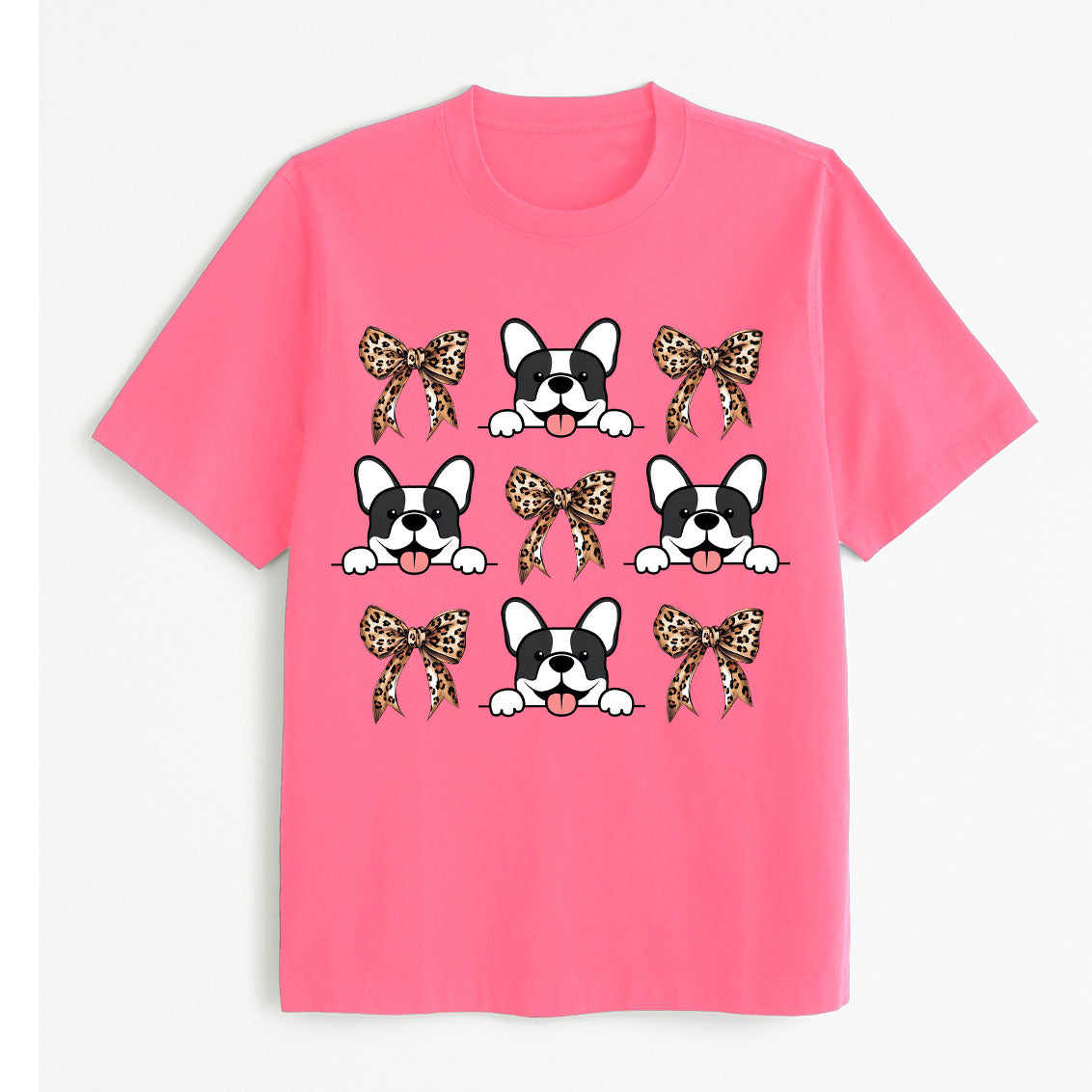 Custom Pet Tie Bow 2D Tee Shirt, easychoo.com