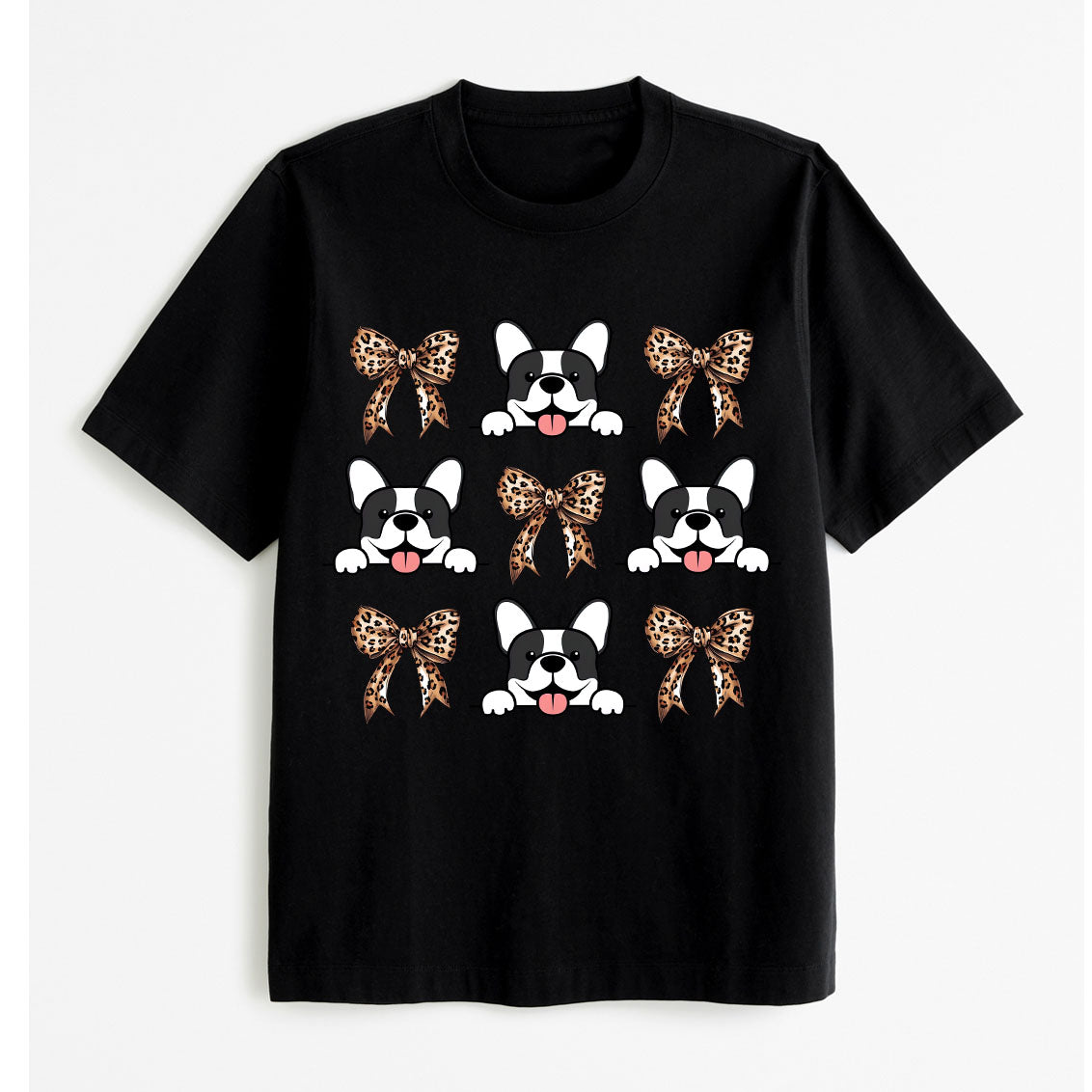 Custom Pet Tie Bow 2D Tee Shirt, easychoo.com