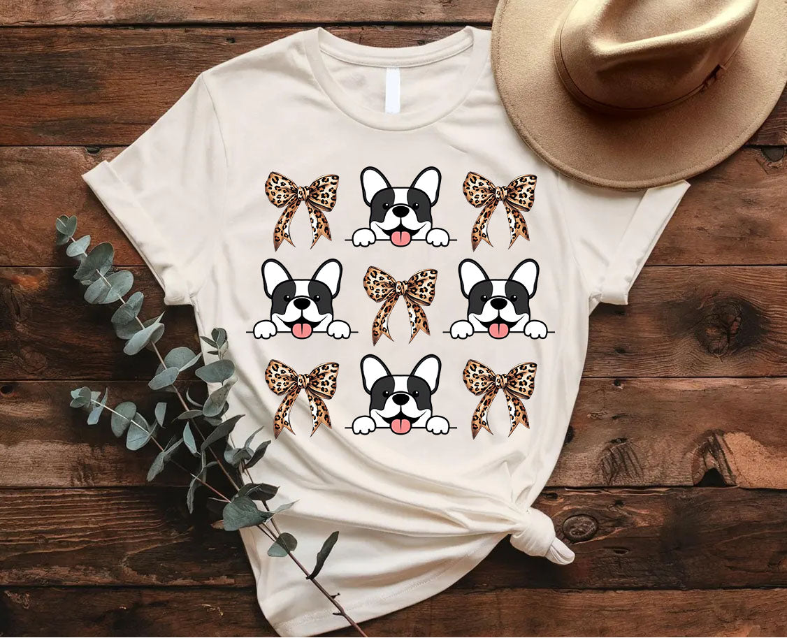 Custom Pet Tie Bow 2D Tee Shirt, easychoo.com