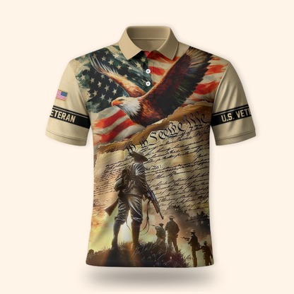 U.S. Veteran Hoodie – We The People American Eagle Zip Up