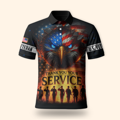 American Eagle Hoodie – Thank You For Your Service Veteran Gift