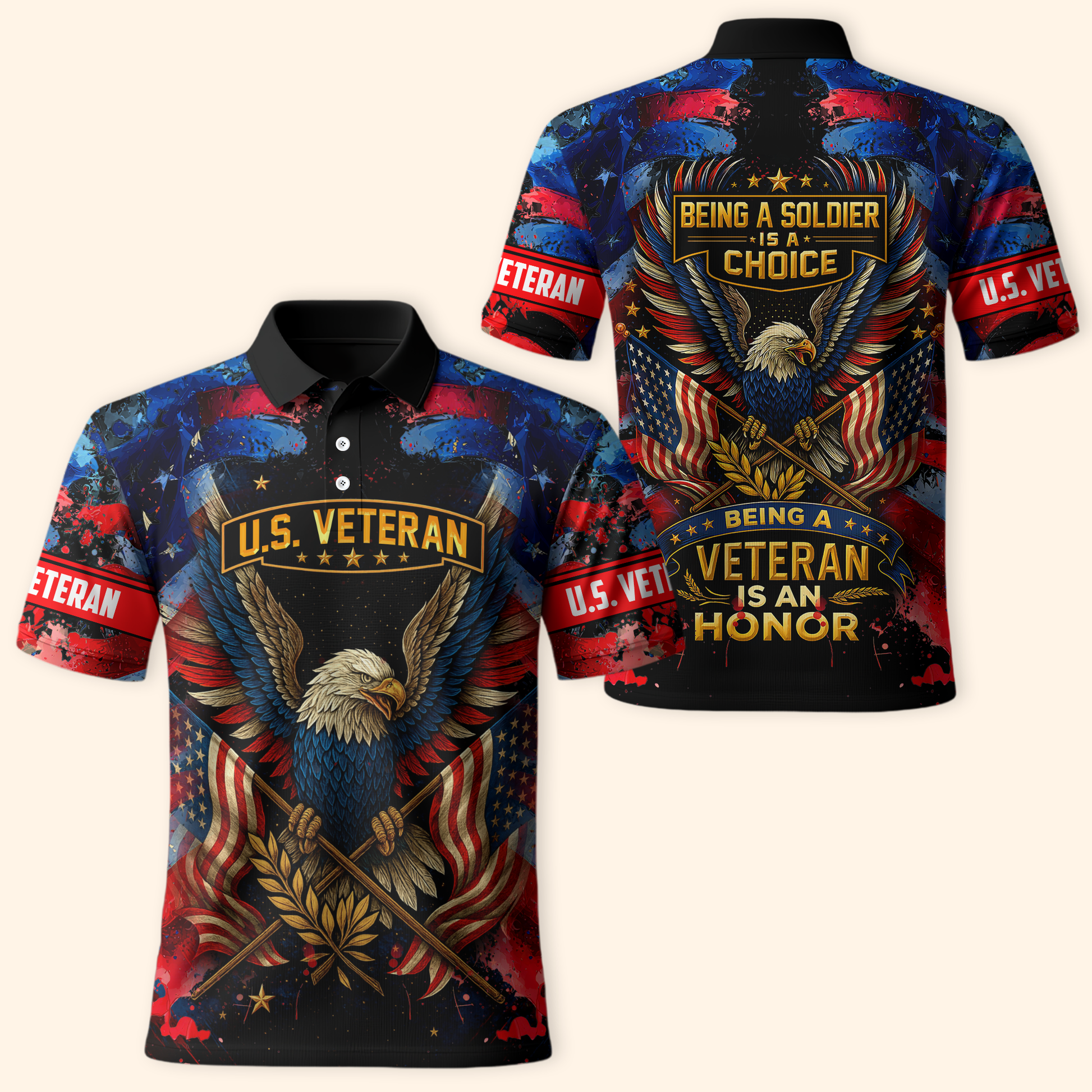 U.S. Veteran Hoodie – Being a Soldier Is a Choice, Being a Veteran Is an Honor Design, easychoo.com