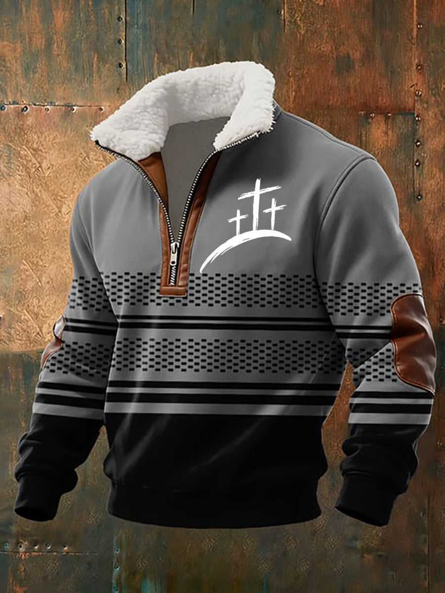 Men's Cross Casual Zip-Up Top
