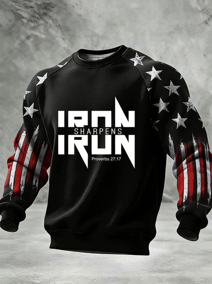 Men's Iron Sharpens Iron Long Sleeves T-shirt