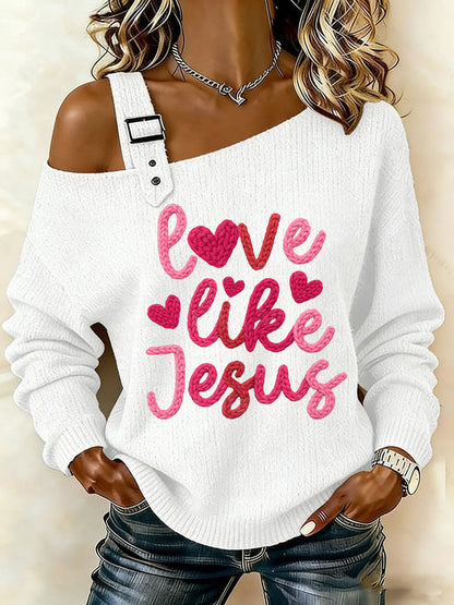 Women's Valentine's Day Love Like Jesus Tops