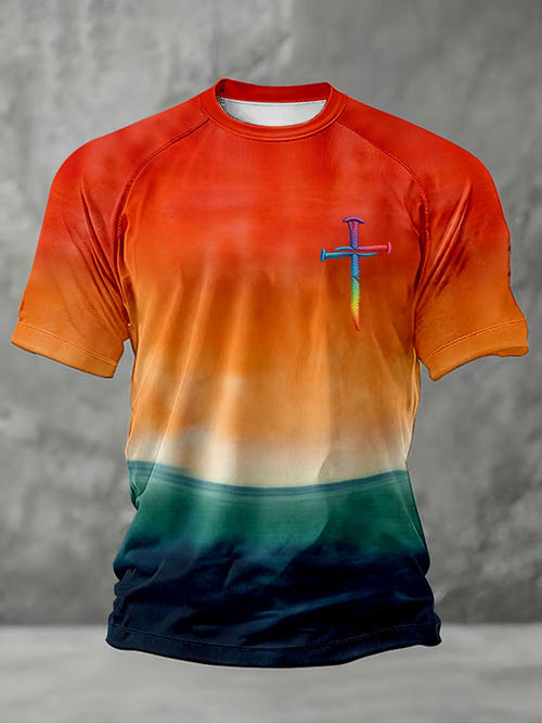 Men's Christian Nail Cross T-Shirts