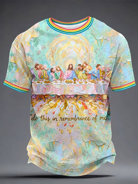 Men's 'do this in remembrance of me' T-shirts