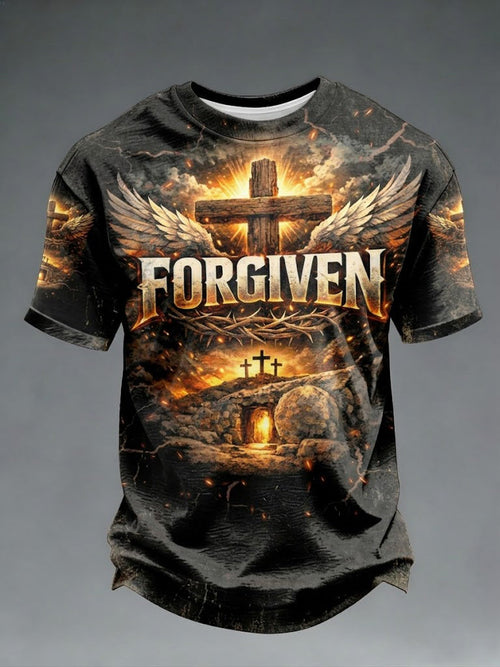 Men's Forgiven Wings Printed T-shirt