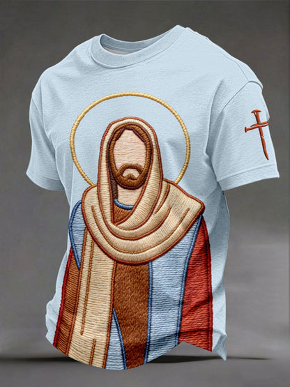 Men's Jesus Art Print T-Shirts