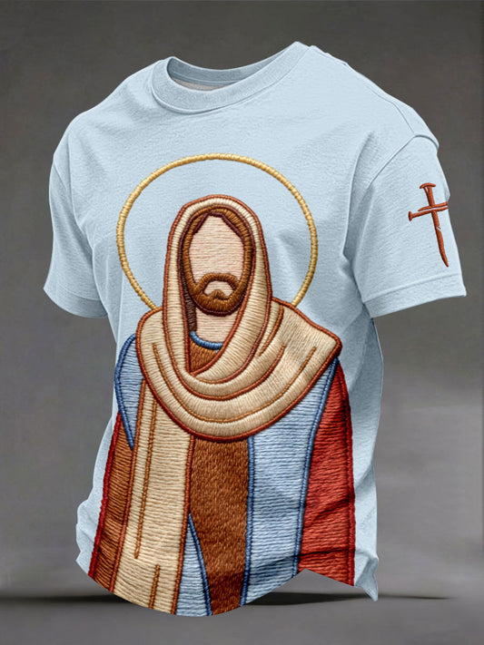 Men's Jesus Art Print T-Shirts