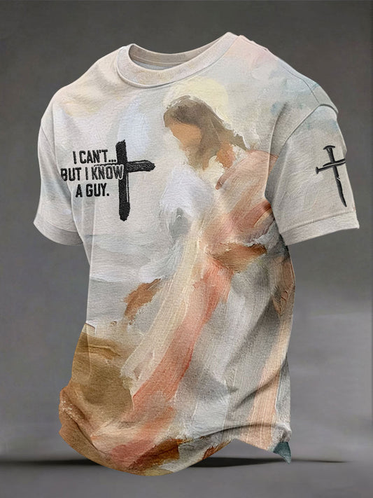 Men's 'I can't but I know a guy' Jesus T-shirts