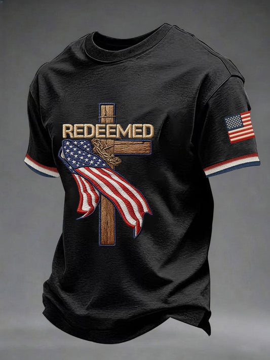 Men's Redeemed Printed Casual T-Shirt