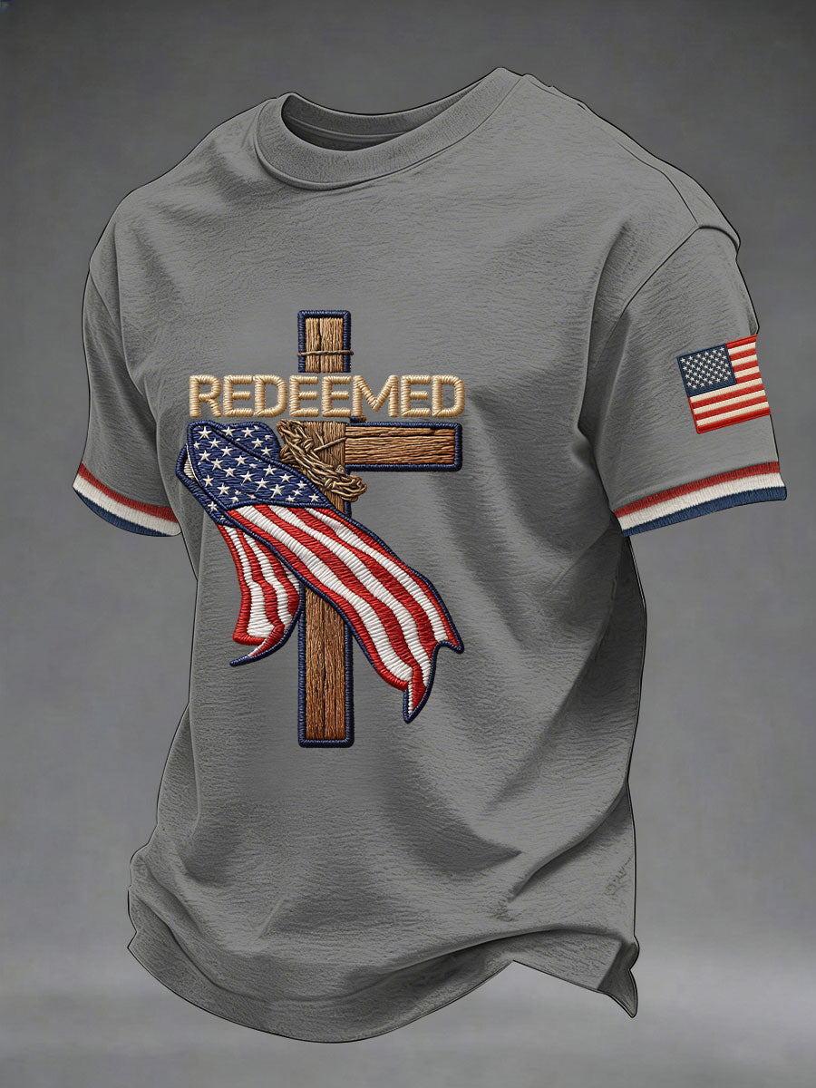 Men's Redeemed Printed Casual T-Shirt