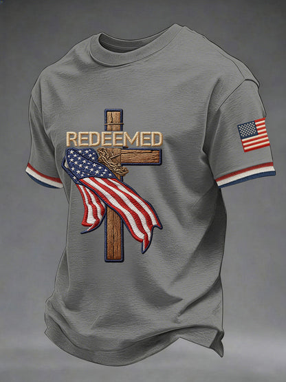 Men's Redeemed Printed Casual T-Shirt