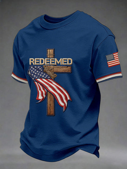 Men's Redeemed Printed Casual T-Shirt