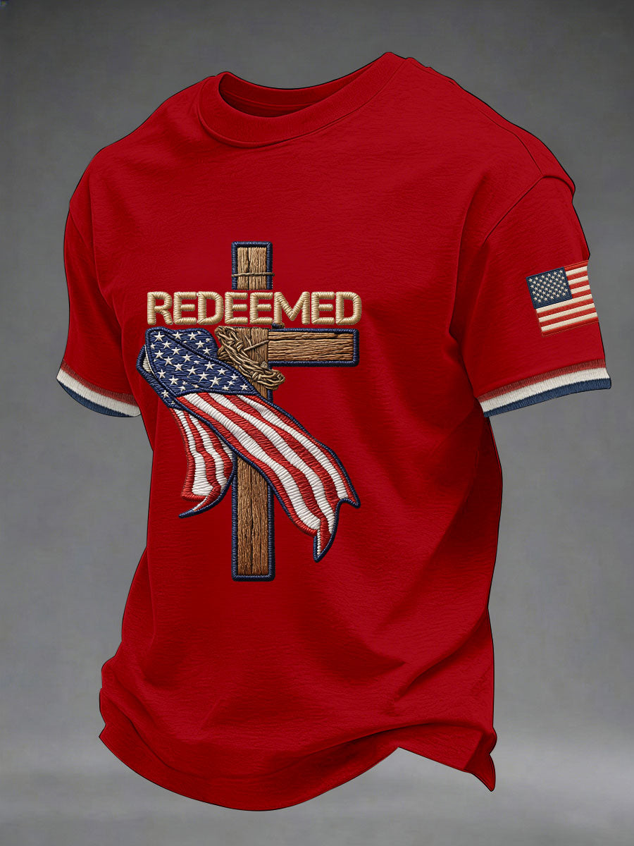 Men's Redeemed Printed Casual T-Shirt