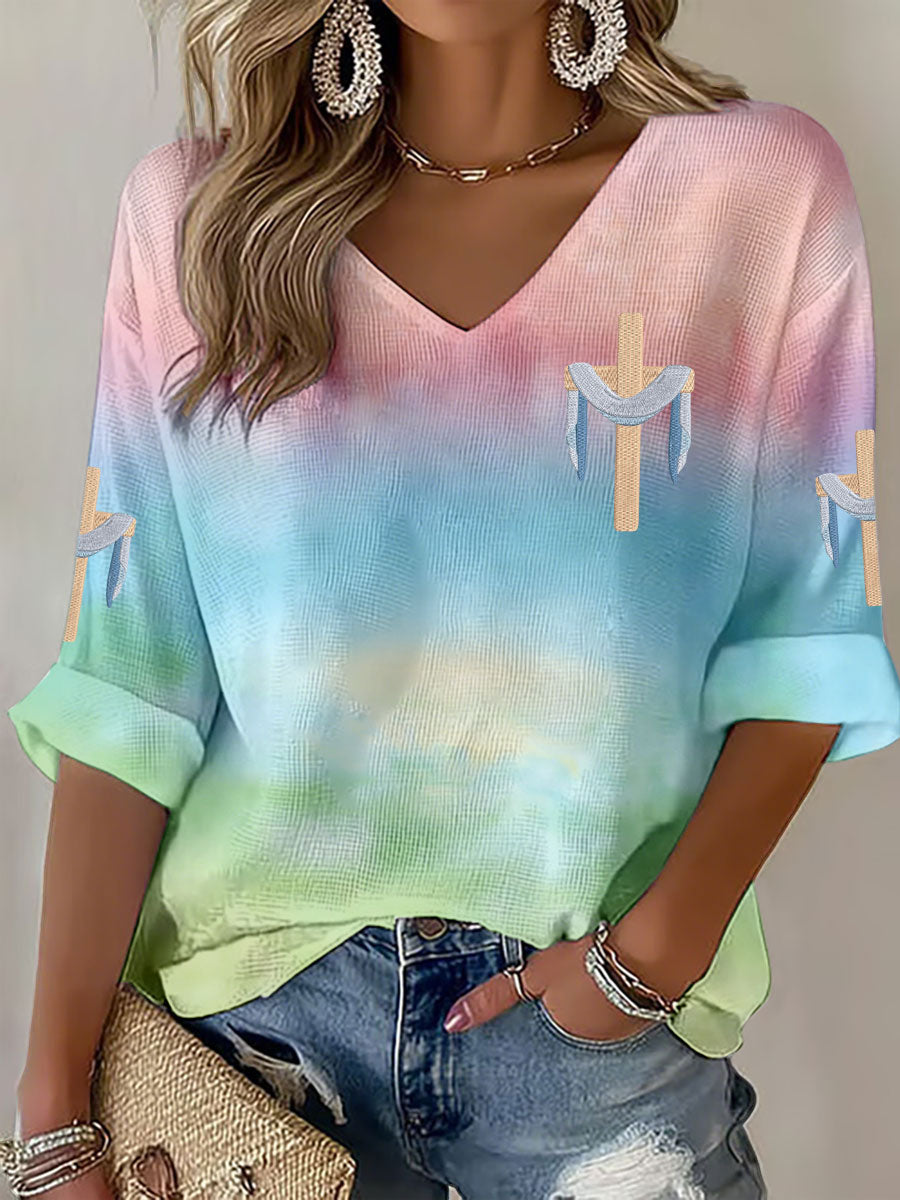 Women's Christian Faith V-Neck Tops