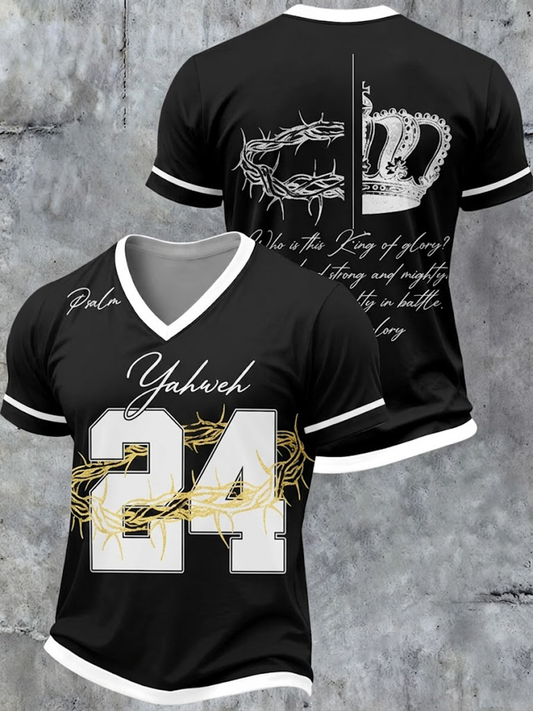 Men's YAHWEH V-neck T-shirt