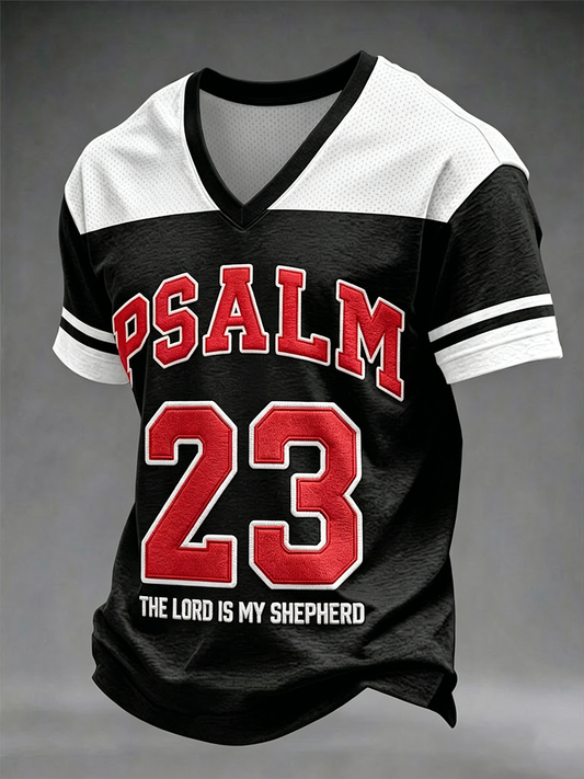 Men's Psalm 23 V-neck T-shirt