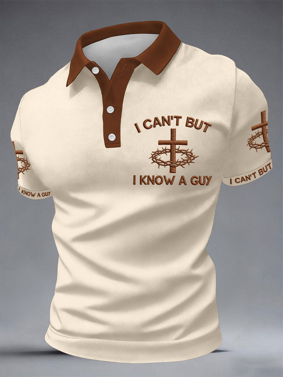 Men's 'I can't but I know a guy' tops