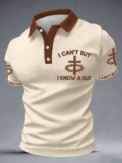 Men's 'I can't but I know a guy' tops