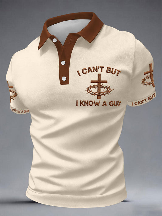 Men's 'I can't but I know a guy' tops
