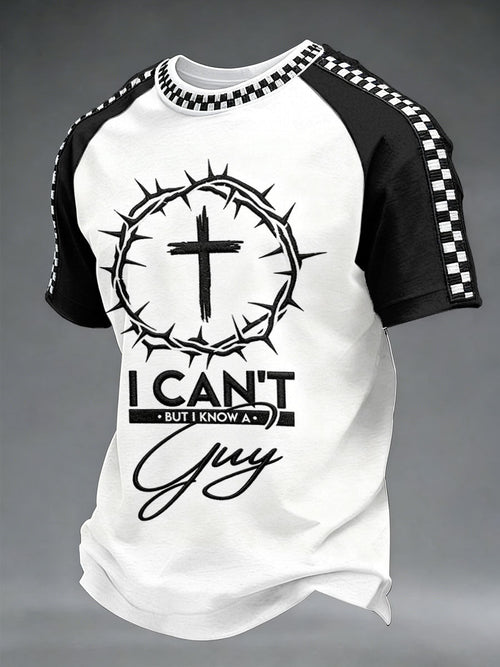 Men's 'I can't but I know a guy' Raglan Sleeve T-Shirts