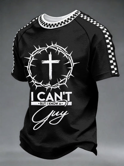 Men's 'I can't but I know a guy' Raglan Sleeve T-Shirts
