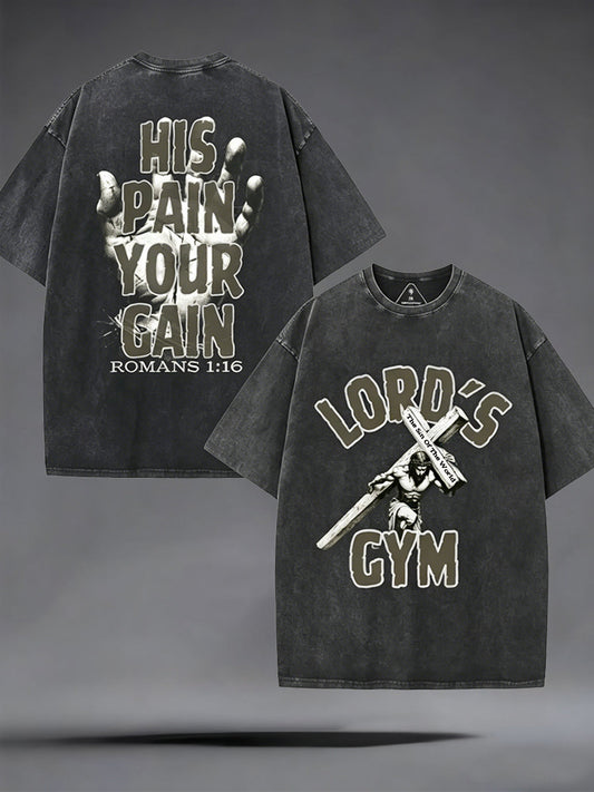 Men's Lord's Gym Christian Washed Tee