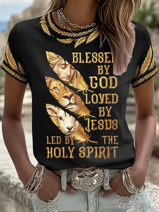Women's  Christian Print Tee