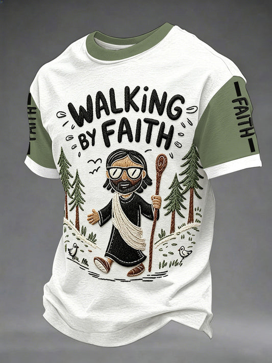 Men's Christian Print Tee