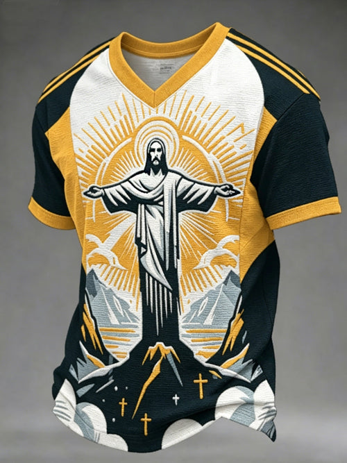 Men's V-neck T-shirt
