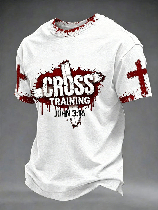 Men's Christian Cross Short Sleeve T-shirt