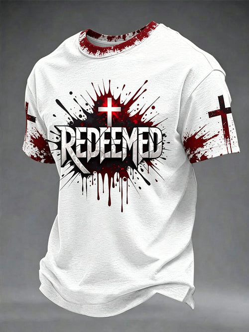 Men's Christian Redeemed Cross Short Sleeve T-shirt
