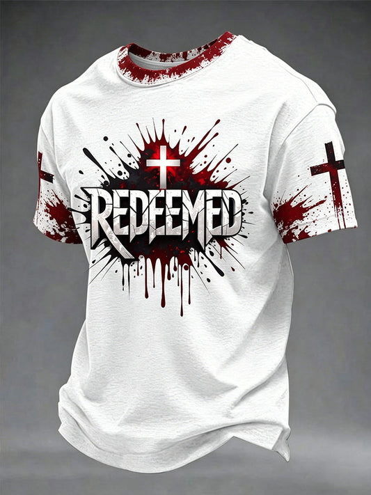 Men's Christian Redeemed Cross Short Sleeve T-shirt